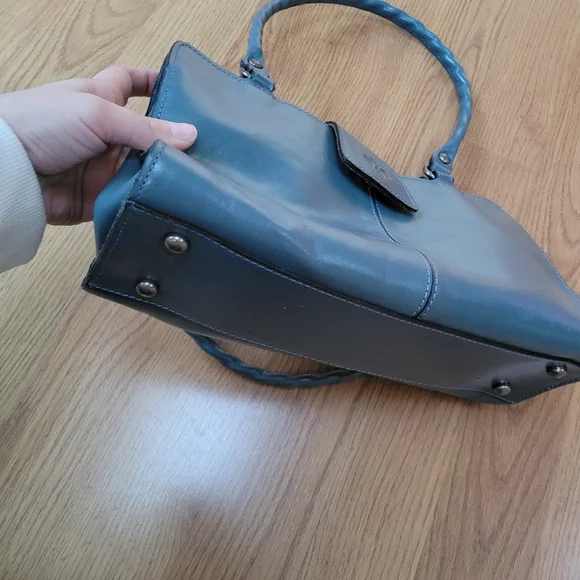 Patricia Nash Safflower Blue Leather Bag - Picture 6 of 7